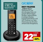 DECT-TELEFON E260 S-Voice im Angebot bei E center in Mannheim DECT-TELEFON E260 S-Voice Angebote von Alcatel bei E center Mannheim für 22,00 €