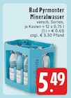 Mineralwasser bei E center im Prospekt "" für 5,49 €