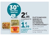 Promo Filet d'anchois Marine Ail, Provencal ou Oriental à 1,99 € dans le catalogue U Express à Vincennes