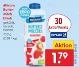 Aktuelle Milch Angebote bei Netto Marken-Discount in Erfurt Aktuelles Buttermilch Drink Angebot bei Netto Marken-Discount in Erfurt ab 1,79 €