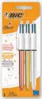 3 stylos à bille 4 couleurs à Super U dans L'Isle-en-Dodon