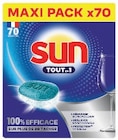 Détergent vaisselle machine tout en 1 - SUN en promo chez Super U Bourges à 8,21 €