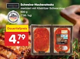 Aktuelles Schweine-Nackensteaks Angebot bei Netto Marken-Discount in Hamburg ab 4,79 €