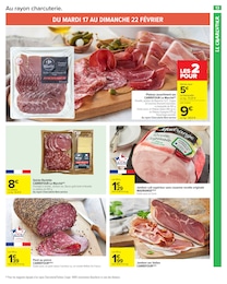 Prix et réduction Jambon cuit dans le prospectus Carrefour Market en cours Offre Jambon cuit dans le catalogue Carrefour Market du moment à la page 15