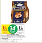 BEIGNETS GOÛT CHOCOLAT NOISETTE - brioche PASQUIER dans le catalogue Intermarché