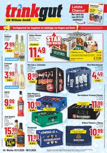 Aktueller Trinkgut Prospekt für Wennigsen (Deister) und Ungebung,  Seiten zum blättern Trinkgut Prospekt Aktuelle Angebote mit  Seiten in Wennigsen (Deister) und Umgebung