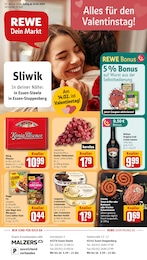 REWE Prospekt "Dein Markt" für Essen, 33 Seiten, 10.02.2025 - 15.02.2025