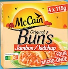 Original Bun's Jambon Ketchup Surgelé - MC CAIN en promo chez Netto Original Bun's Jambon Ketchup Surgelé - MC CAIN dans le catalogue Netto