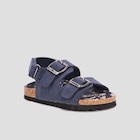 Sandales à scratchs bleu marine bébé garçon dans le catalogue La Halle