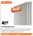Gipskartonplatte im Angebot bei OBI in Velbert Gipskartonplatte Angebote bei OBI Velbert für 3,99 €