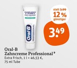 Aktuelles Zahncreme Professional Angebot bei tegut in Erlangen ab 3,49 €