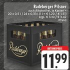 Aktuelles Radeberger Pilsner auch Alkoholfrei Angebot bei EDEKA in Mülheim (Ruhr) ab 11,99 €
