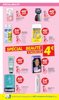 Catalogue Hyper U, 08/04/2026 - 19/04/2026, LES PRIX BAS de la beauté, 68 pages Prospectus Hyper U en cours, "LES PRIX BAS de la beauté", 68 pages