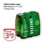 Helles Lager Angebote von Veltins bei GLOBUS St. Ingbert für 3,99 €