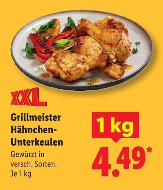 Grillmeister Hähnchen-Unterkeulen