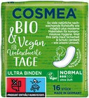 Bio & Vegan Binden oder Tampons oder Slipeinlagen von Cosmea im aktuellen Rossmann Prospekt