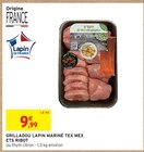 Grilladou lapin mariné tex mex - Ets Ribot - Intermarché à Antibes Grilladou lapin mariné tex mex - Ets Ribot en promo chez Intermarché Antibes à 9,99 €