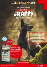 Prospectus Médor et Compagnie à Méjannes-lès-Alès: "LES OFFRES #HAPPY Pour lui faire plaisir !", 4} pages, 29/05/2024 - 15/06/2024