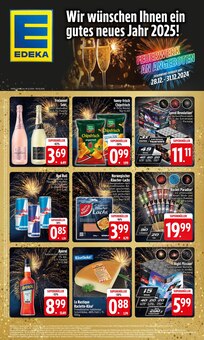 Feuerwerk im EDEKA Prospekt "Wir wünschen Ihnen ein gutes neues Jahr 2025!" mit 30 Seiten (Germering)