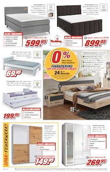 Bett im Möbel AS Prospekt "SPAR-FEUERWERK!" mit 20 Seiten (Ludwigshafen (Rhein))