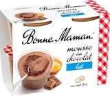 mousse au chocolat lait - Bonne Maman dans le catalogue Lidl