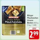 EDEKA Ostrach - Maultaschen Angebot im Prospekt Maultaschen bei EDEKA im Ostrach Prospekt für 2,99 €