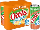 OASIS THÉ PÊCHE CANETTES - OASIS en promo chez Auchan Hypermarché OASIS THÉ PÊCHE CANETTES - OASIS dans le catalogue Auchan Hypermarché