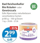 Wuerzmittel im V-Markt Prospekt Bio Kräuter- oder Gewürzsalz von Bad Reichenhaller im aktuellen V-Markt Prospekt für 2,99 €