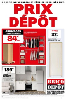 Prospectus Brico Dépôt à Mazères-Lezons, "Les immanquables de la semaine", 1 page de promos valables du 06/02/2025 au 12/02/2025