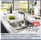 Spüle JORG-50-ED im Angebot bei Opti-Wohnwelt in Waiblingen Spüle JORG-50-ED Angebote von MONDO bei Opti-Wohnwelt Waiblingen für 249,00 €