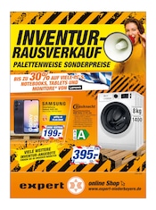 Aktueller expert Feuchtgruber Elektromarkt Prospekt in Plattling und Umgebung, "INVENTUR-RAUSVERKAUF PALETTENWEISE SONDERPREISE" mit 16 Seiten, 12.02.2025 - 22.02.2025