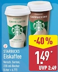 Eiskaffee im ALDI Nord Prospekt Eiskaffee von Starbucks im aktuellen ALDI Nord Prospekt für 1,49 €