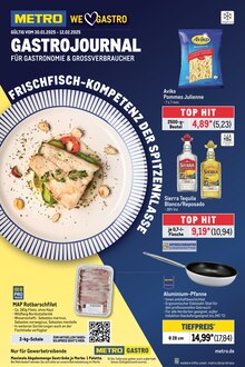 Metro Prospekt Gastro Journal mit 32 Seiten