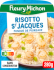 RISOTTO DE ST JACQUES ET POIREAUX FLEURY MICHON - FLEURY MICHON en promo chez Auchan Supermarché RISOTTO DE ST JACQUES ET POIREAUX FLEURY MICHON - FLEURY MICHON dans le catalogue Auchan Supermarché