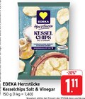 Aktuelles Herzstücke Kesselchips Salt & Vinegar Angebot bei E center in Freiburg (Breisgau) ab 1,11 €