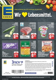 EDEKA Prospekt für Wiedemar: "Wir lieben Lebensmittel!", 8 Seiten, 17.03.2025 - 22.03.2025