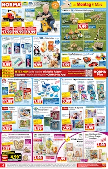 Tasche im Norma Prospekt "Mehr fürs Geld" mit 18 Seiten (München)