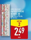 Papier cadeau de Noël - HOME CREATION en promo chez Aldi Courbevoie à 2,49 €