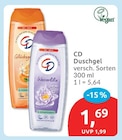 Duschgel von CD für 1,69 € bei budni im Angebot Duschgel von CD im aktuellen budni Prospekt