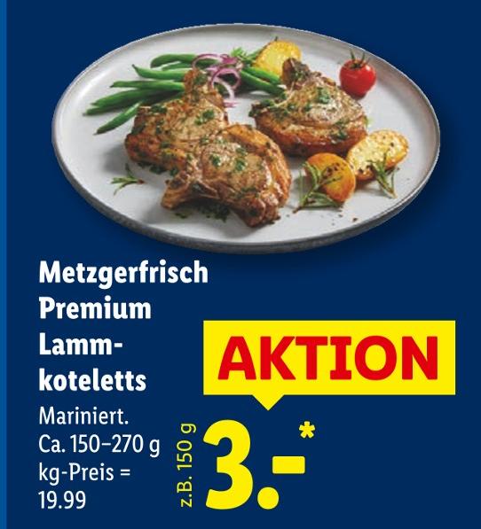 Premium Lammkoteletts