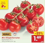 Mini Rispentomaten Angebote von HEIMAT bei Netto Marken-Discount Lörrach für 1,49 €