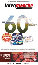 Catalogue Supermarchés de Intermarché à Floirac Prospectus Intermarché à Floirac, "-60% DE REMISE IMMÉDIATE SUR LE 2ÈME", 16 pages, 28/10/2025 - 09/11/2025