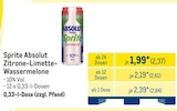 Aktuelle Vodka Angebote bei METRO in Koblenz Aktuelles Sprite Absolut Zitrone-Limette-Wassermelone Angebot bei METRO in Koblenz ab 2,37 €
