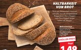 Aktuelles Weltmeisterbrot Angebot bei Kaufland in Mannheim ab 1,49 €