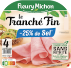 Jambon Le Tranché Fin conservation sans nitrite -25% de sel - FLEURY MICHON - Monoprix Margaret Jambon Le Tranché Fin conservation sans nitrite -25% de sel - FLEURY MICHON à 2,09 € dans le catalogue Monoprix Margaret