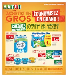 Catalogue Supermarchés Supermarchés Match en cours à Bitche et alentours, C'EST TOUS LES JOURS LE MARCHÉ, 10 pages, 13/01/2026 - 25/01/2026