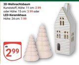 3D-Weihnachtsbaum Angebote bei GLOBUS Sinsheim für 2,99 €