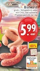 Frische Bratwurst grob-, feingekörnt bei EDEKA im Werther Prospekt für 5,99 €