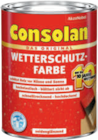 Wetterschutz-Farbe im toom Baumarkt Prospekt Wetterschutz-Farbe von Consolan im aktuellen toom Baumarkt Prospekt für 14,99 €