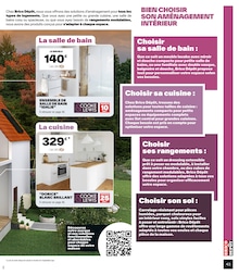 Prix et réduction Cuisine dans le prospectus Brico Dépôt en cours Offre Cuisine dans le catalogue Brico Dépôt du moment à la page 43